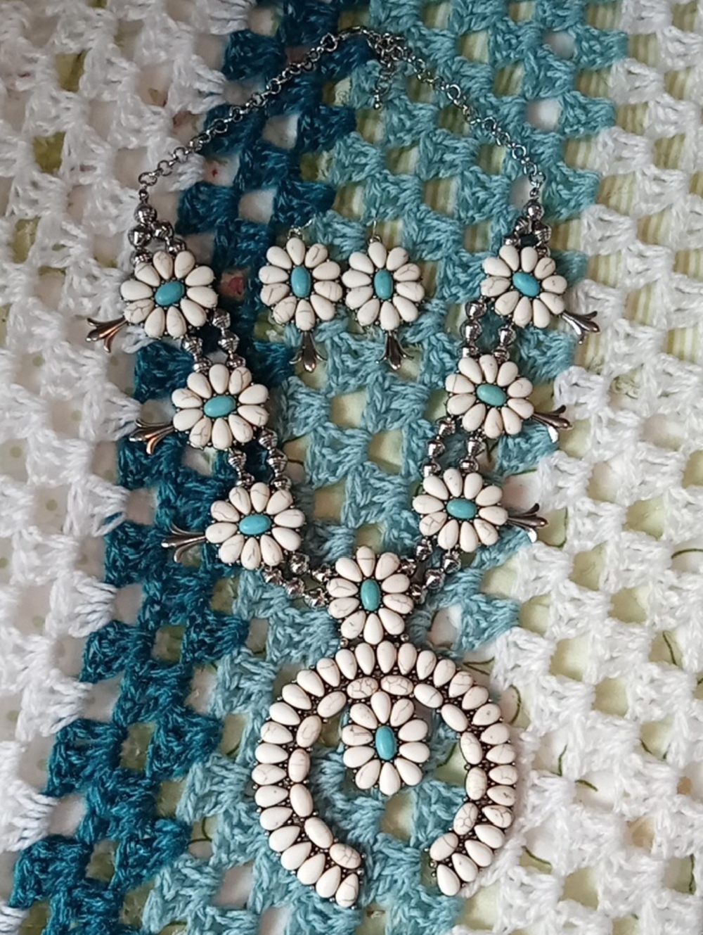 Southwest Turquoise Necklace Set